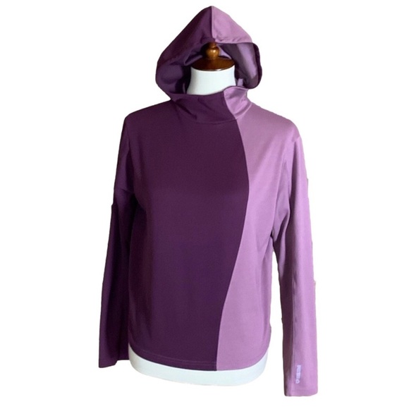 Pearl Izumi Tops - Pearl Izumi colorblock hooded pullover cycling jersey Size Medium